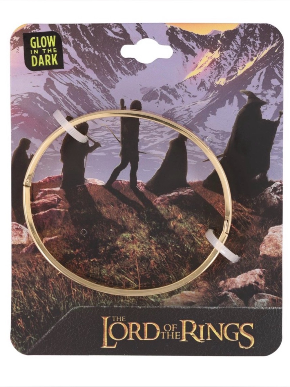 NWT Lord of the Rings The one ring glow in the dark bracelet
